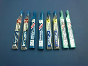 Lápiz Staedtler Leads Pk 12 0,3 mm, 0,5 mm, 0,7 mm, 1,3 mm grados Asst - Imagen 1 de 1