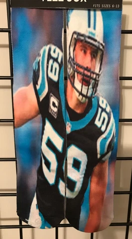 Carolina panthers socks 3d sublimation Cover