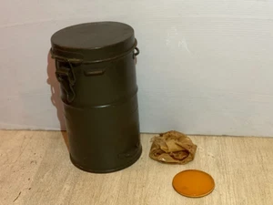 WW1 German Gas Mask Canister with Spare Lenses WW2 Reichswehr - Picture 1 of 6