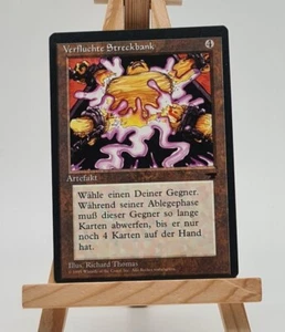 Verfluchte Streckbank Renaissance Magic Karte MTG Deutsch ( Cursed Rack) - Bild 1 von 2