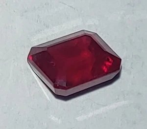 Ruby Loose Stone Emerald Cut Gemstone Approx 1.80ct approx wt - Picture 1 of 7