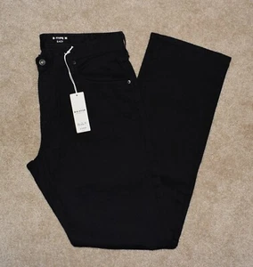 New Mens Big Star Jeans 35 X 36 B Type III Easy Straight Leg Black Denim - Picture 1 of 4