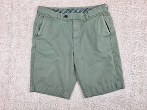 Brooks Brothers Men's Olive Chinos Shorts Extended Waistband Size 34x10 - Picture 1 of 14