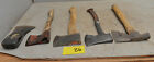 5 axe & hatchet collectible camping hunting throwing parts or repair tool lot B6