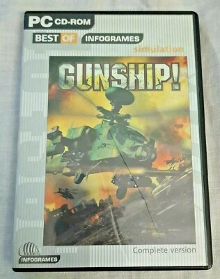 Gioco PC CD-ROM GUNSHIP! Complete version Simulazione Manuale Incluso  - Immagine 1 di 3