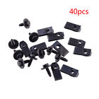 40Pc Car Body Bolts U Nut Clips M6 Hex 10Mm Fit For Ford Truck 147163194