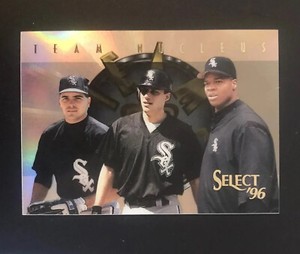 1996 Select Team Nucleus Fernandez Ventura Frank Thomas #27 Acetate Insert
