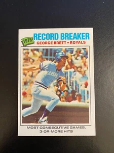 1977 TOPPS BASEBALL #231 RECORD BREAKER!! GEORGE BRETT!! $1 SHIPPING!! - Picture 1 of 2