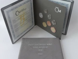 TSCHECHIEN 2019 KMS MÜNZEN SATZ COIN SET PP PROOF - BÖHMEN MÄHREN SCHLESIEN - - Picture 1 of 11