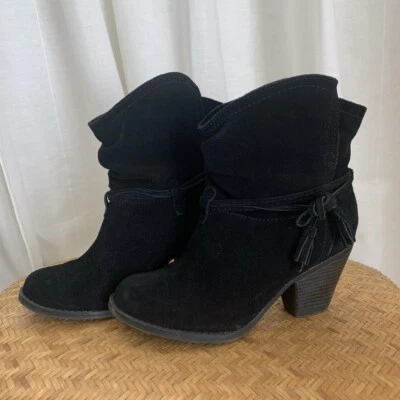 女式牛仔靴踝靴 US 6 — 第 1/4 张图片