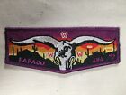 Papago OA Lodge 494 purple longhorn Flap BSA Patch