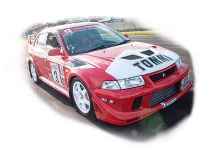 1:10 RC Clear Body Shell - Mitsubishi Lancer EVO 6 WRC + TOMMI decal sheet - Image 1 of 4