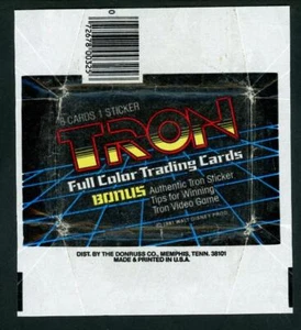 1984 Donruss Tron Wrapper - Picture 1 of 2