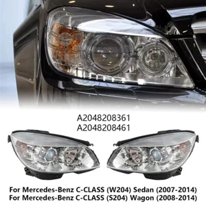 SCHEINWERFER VORNE ELEKTRISCH Frontscheinwerfer für MERCEDES C-CLASS W204 S204 - Picture 1 of 20