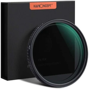 K&F Concept ND2-ND32 -58,67,77,82mm -Variable ND Filter Nano-X Densidad neutra - Imagen 1 de 7