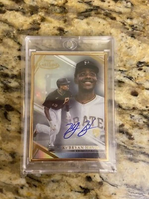 2021 Gold Label Ke'Bryan Hayes Framed Rookie Auto #KH Pirates - Image 1 of 2
