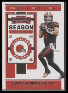 2019 Panini Contenders Baker Mayfield #18 Cleveland Browns - Bild 1 von 2