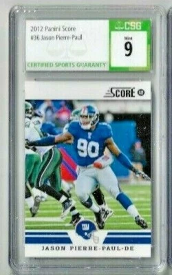 2012 Panini Score Jason Pierre-Paul CSG 9 - Image 1 of 2