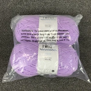 Lot Of 2 Big Twist Posh Ube Milk Tea Yarn 233Yd 7.05oz Ea Brand New Discontinued - Picture 1 of 5