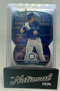 2023 Bowman - Chrome Prospects Axel Sanchez #BCP-73 (RC) 1st Bowman Mariners - Picture 1 of 2