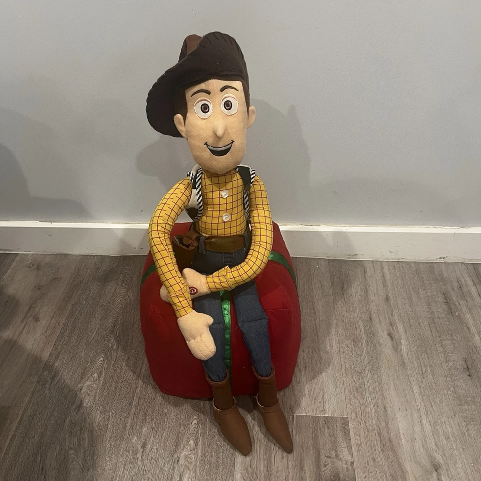 Gemmy Toy Story Woody Xmas Greeter Plush Red Gift Holiday Decor - No Sound Foto 1 de 4