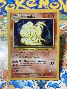 Pokémon TCG Ninetales Base Set 13/130 Holo Unlimited Holo - Picture 1 of 8