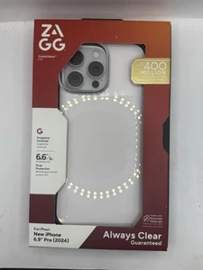 ZAGG Crystal Palace Lite Case for iPhone 16 Pro Max 6.9" Clear (Non MagSafe) - Photo 1 sur 12