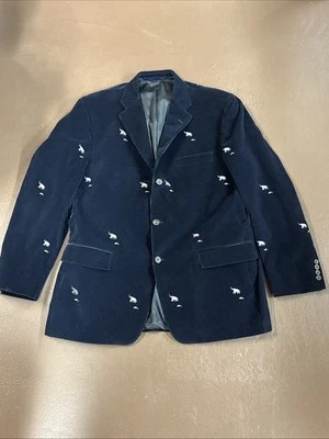 Abrigo deportivo de pana elefante y ratón 44R Hickey Freeman Bergdorf Goodman para hombre Foto 1 de 4