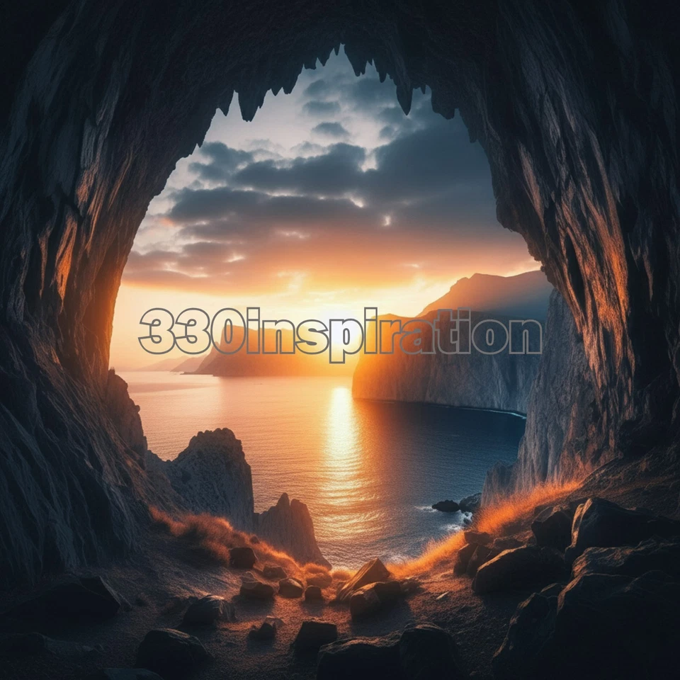 Digital Image Picture Photo Wallpaper Background Desktop Art Ocean Cave #A318 - image 1 of 1