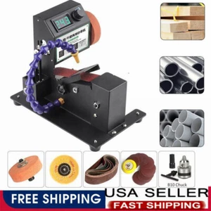 Mini Electric Belt Grinder Machine DIY Grinding Polishing Abrasive Belts Sander - Picture 1 of 16