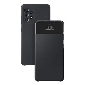 Étui d'Origine Samsung Galaxy A72 Smart S View Wallet Cover Noir - Foto 1 di 6