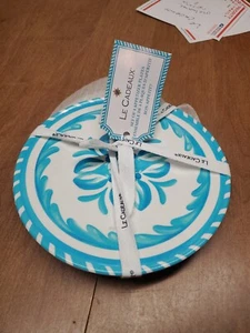 Le Cadeaux Luxury 4-Piece Melamine Appetizer Plates Set 6.5" New Bin 155 - Picture 1 of 5