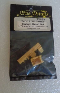 NEW TRUE DETAILS F4U-1A/1D CORSAIR COCKPIT DETAIL SET 1:72 SCALE 72453 - Picture 1 of 1