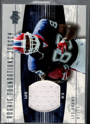 A8319- 2004 Upper Deck Foundations #253 Lee Evans RC Jersey /1299 - ( ROOKIE) - Image 1 of 2