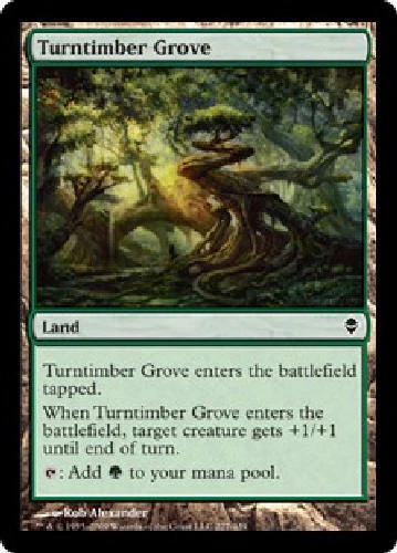 TURNTIMBER GROVE Zendikar MTG Magic the Gathering Cards DJMagic - Image 1 of 1