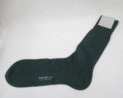 Calcetines Falke Nº 9 Para Hombre Talla UK 10-11 EU 45-46 Verde Oscuro 'Fil D'Ecosse' Con Etiqueta Foto 1 de 4