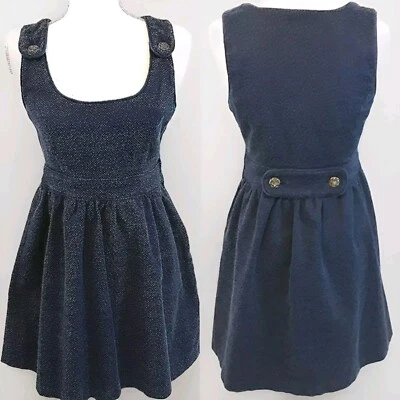 Vestido Jack BB Dakota Anthropologie Sin Mangas Cuello Redondo Texturizado Tejido Mediano  Foto 1 de 4