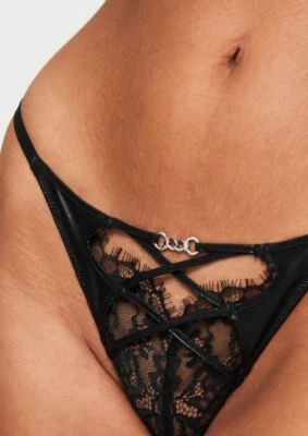 Tanga Ann Summers Liberating talla 10 negra Foto 1 de 4