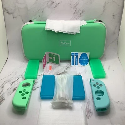 Paquete de estuche de transporte Nintendo Switch con 9 piezas de accesorios de NeKan Foto 1 de 4