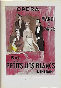 Original vintage poster print PARIS OPERA BALL 1931 Laurencin - Picture 1 of 1