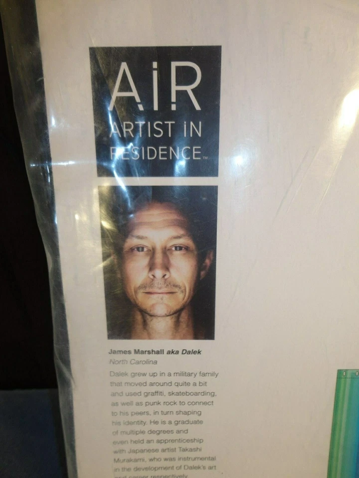 AiR Artist In Residence - Azul/Verdes - James Marshall - Cortina de Ducha Foto 1 de 3