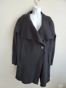 OSKA Women's Jacke Alba Black Jacket Size 4 One Side Button Wool - Picture 1 of 9