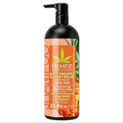 Hempz Biotin Hair Shampoo - Sweet Pineapple & Honey Melon, Color Safe, 33.8 oz. - Image 1 of 4