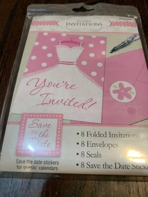 LOTE DE 3 vestidos de novia amscan doblados para guardar la fecha Foto 1 de 3