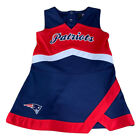 Toddler Girl's NFL Team Apparel New England Patriots Cheerleading Dress Sz 2T