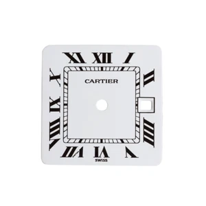Cartier watch parts - Santos Men's Square Automatic - White Dial - Picture 1 of 2