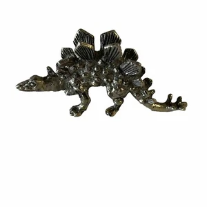 Zinn Mini Figur Stegosaurus Dinosaurier - Bild 1 von 7