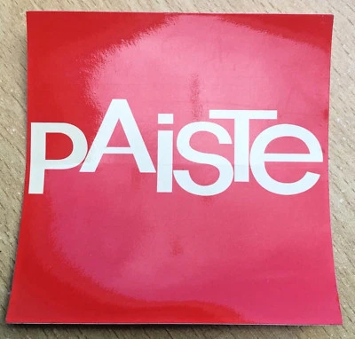 Paiste 3" x 3" Sticker Drummer/Drums/Cymbals // Free Shipping // Gift/Present