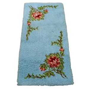 Alfombra sueca vintage de mediados de siglo Rya Shag alfombra de lana escandinava Flokati - Imagen 1 de 10