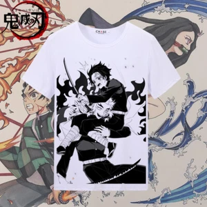 Hot Demon Slayer: Kimetsu no Yaiba Men Women Basic Short Sleeve T-shirt Tee Y27 - Picture 1 of 4